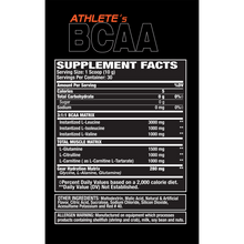 Load image into Gallery viewer, Muscle Gears_BCAA_Supplement_facts